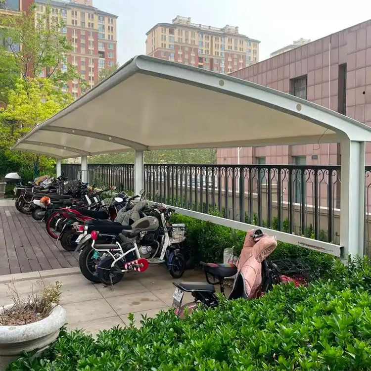 河源膜结构电动车棚